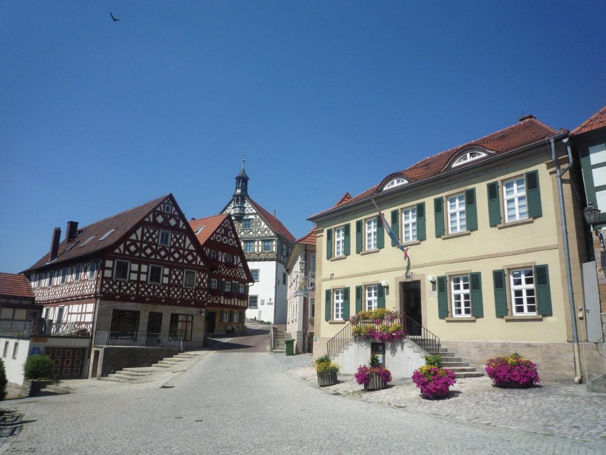 Hotel Drei Kronen Burgkunstadt Eksteriør bilde